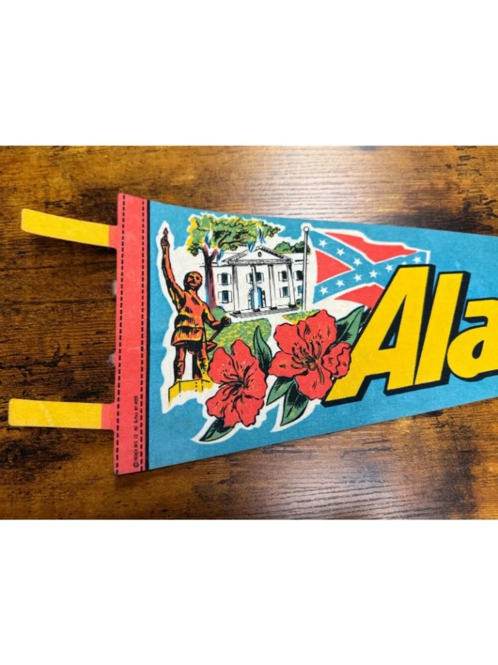 Vintage Alabama state pennant